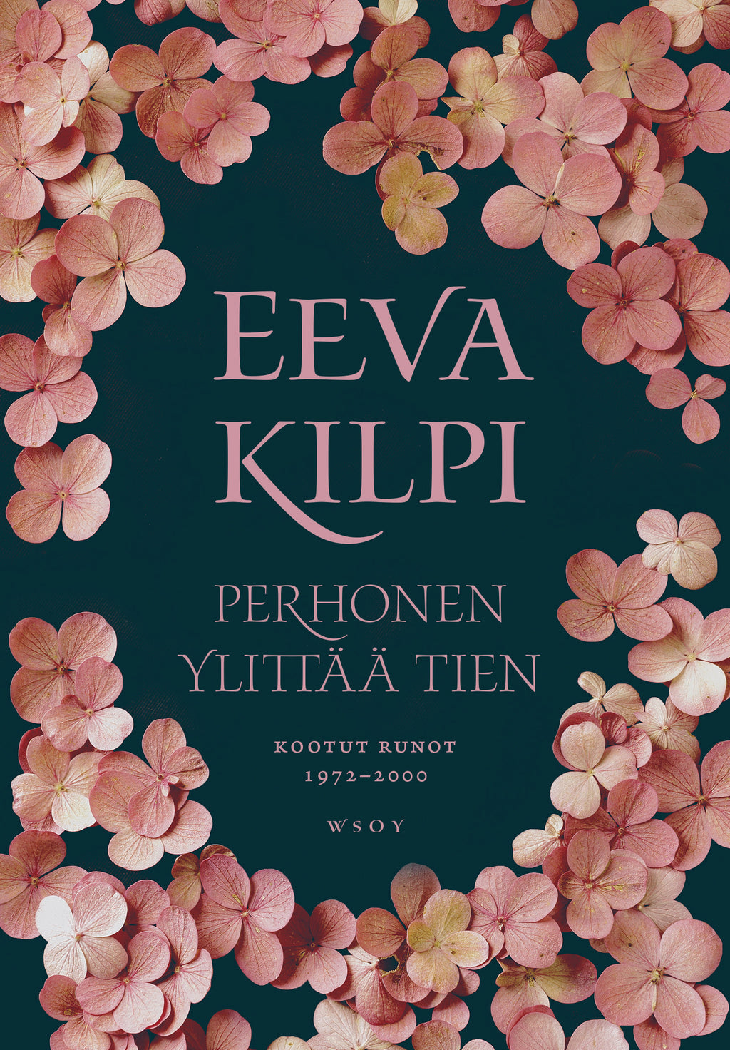 Kansikuva Eeva Kilven kirjasta Perhonen ylittää tien. 